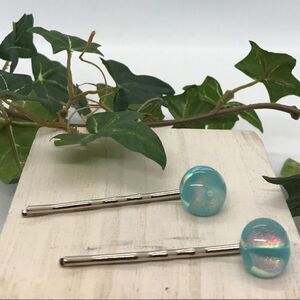 Bobby Pins Diachronic Glass Set NWT Hair Accessories